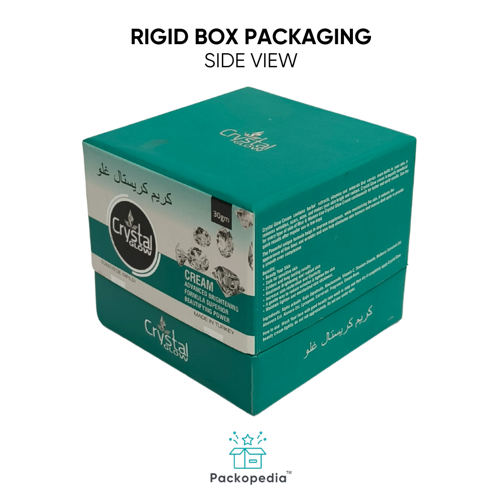 Custom Rigid Box Top Bottom Packaging for CreamCosmetic Products
