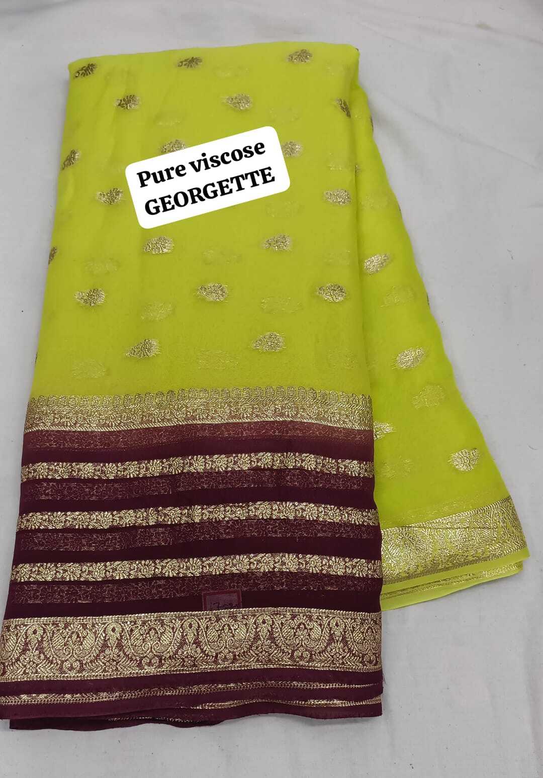 Pure Viscose Fabric Patta - Attributes: Shinny