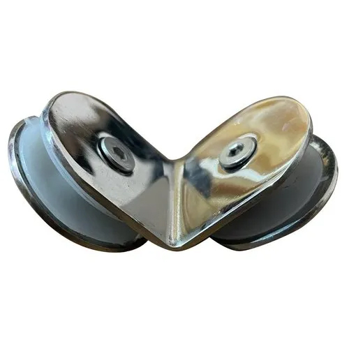 Stainless Steel 45 Degree Glass Connector