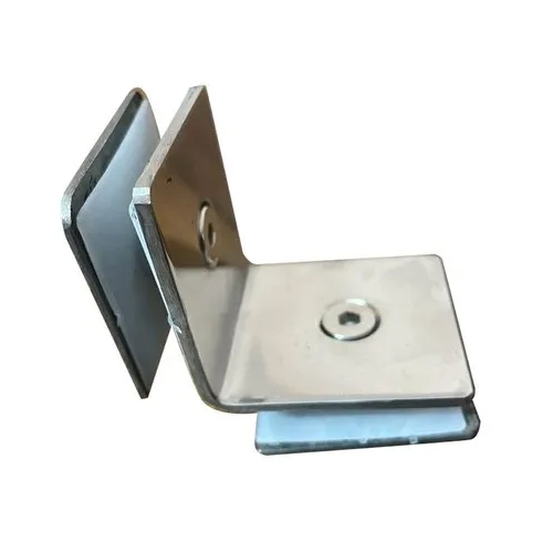 Stainless Steel 90 Degree Glass L Connector