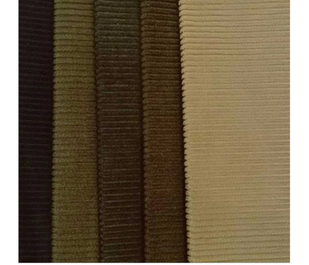 Corduroy 8 Wales Cotton Non-Lycra Plain Fabric - Color: Various Colour