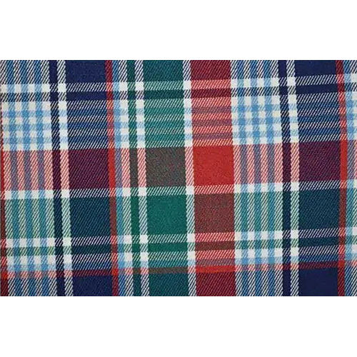 Checked Twill Drill Fabric - Attributes: Washable