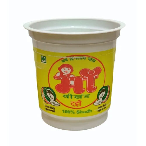 80q 200ml Printed Dahi Glass
