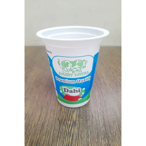 80dia 200ml long Dahi glass