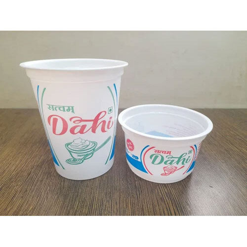 95Q 400Gm And 200Gm Curd Cup - Color: Multicolor