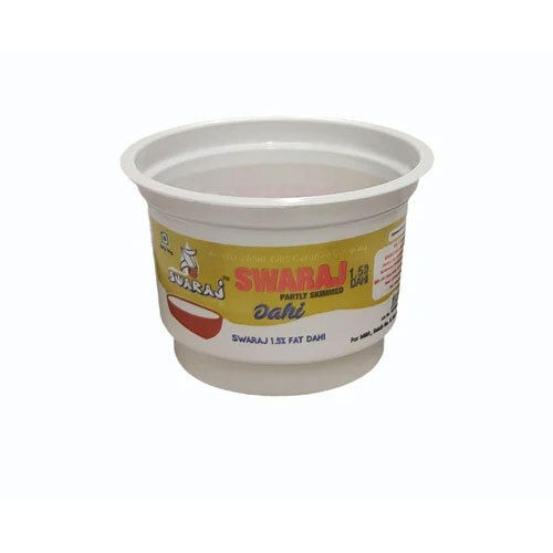 80Dia 140Gm Printed Dahi Cup - Color: Multicolor