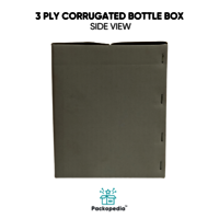 3 Ply Corrugated Bottle Box With Superior Insert For Bottles