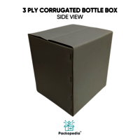 3 Ply Corrugated Bottle Box With Superior Insert For Bottles