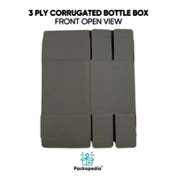 3 Ply Corrugated Bottle Box With Superior Insert For Bottles