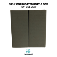 3 Ply Corrugated Bottle Box With Superior Insert For Bottles