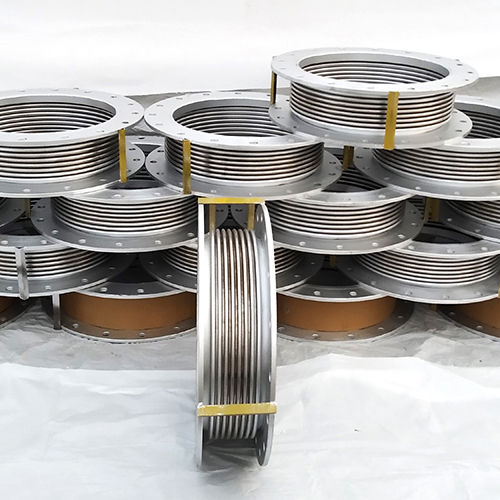 Axial Metallic Expansion Joints - Color: Silver