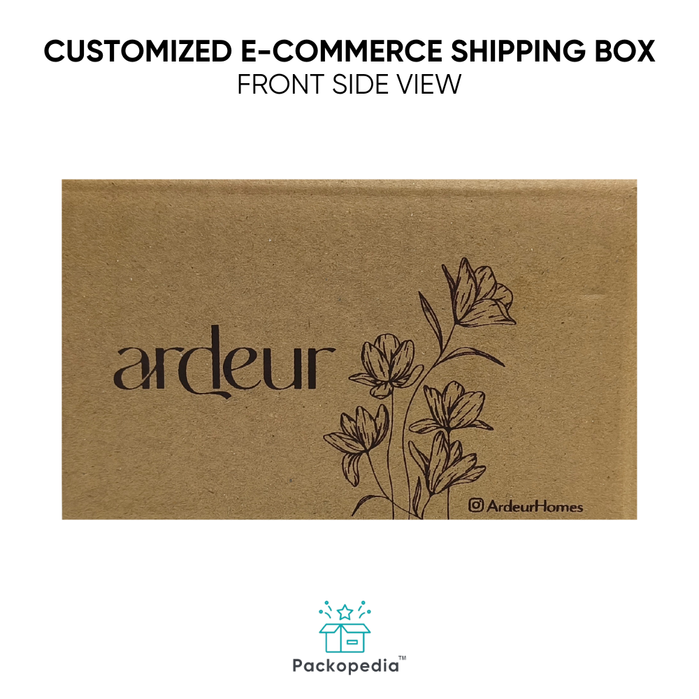 Customized 3-ply E-commerce Shipping Corrugated Cardboard Box - Corrugated Board, Rectangle Shape, Multicolour Design | Embossing, Spot Uv, Gloss Varnish, Matte Finish, Laminated Coating For Personal Care