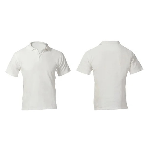 Mens Polo T-Shirt - Color: White