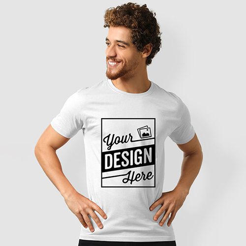 White Round Neck T Shirt