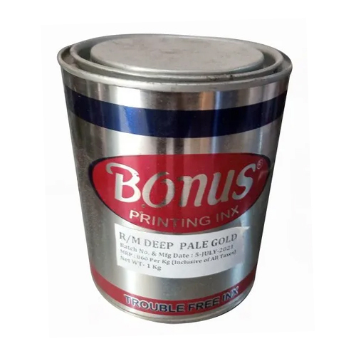 Bonus Ready-Mix Deep Pale Gold Printing Ink