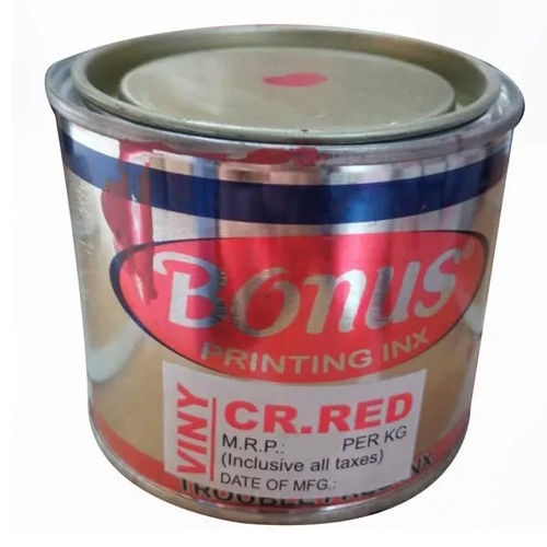 Bonus Vinnyshine Crimson Red Printing Ink - Size: Available In Various Sizes