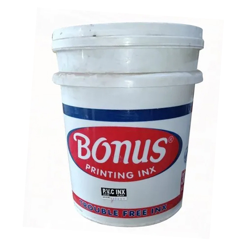 30Kg Bonus PVC Black Printing Ink - Digital Ink for Screen Printing on PVC Surfaces, Rich Black Color with Excellent Adhesion and Durability