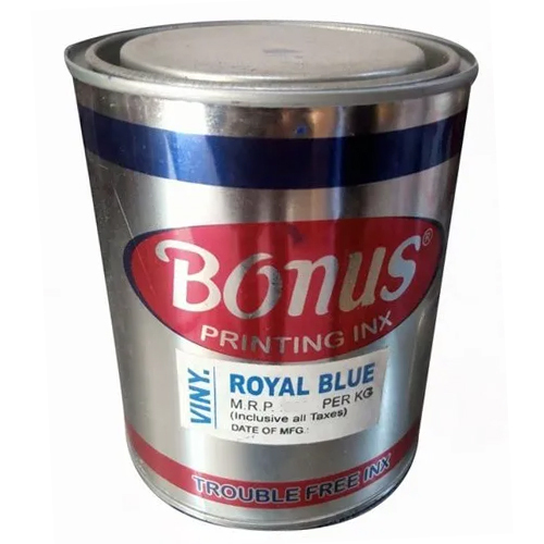 Vinnyshine Royle Blue Printing Ink - Color: White