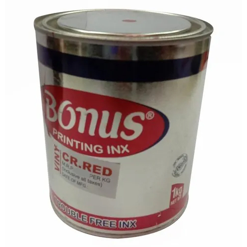 1Kg Bonus VinnyShine Crismon Red Printing Ink