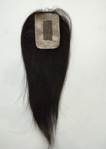 Virgin Remy 2x3 Natural Straight Human Hair Mirage Topper Short Length - Color: Customized All Color