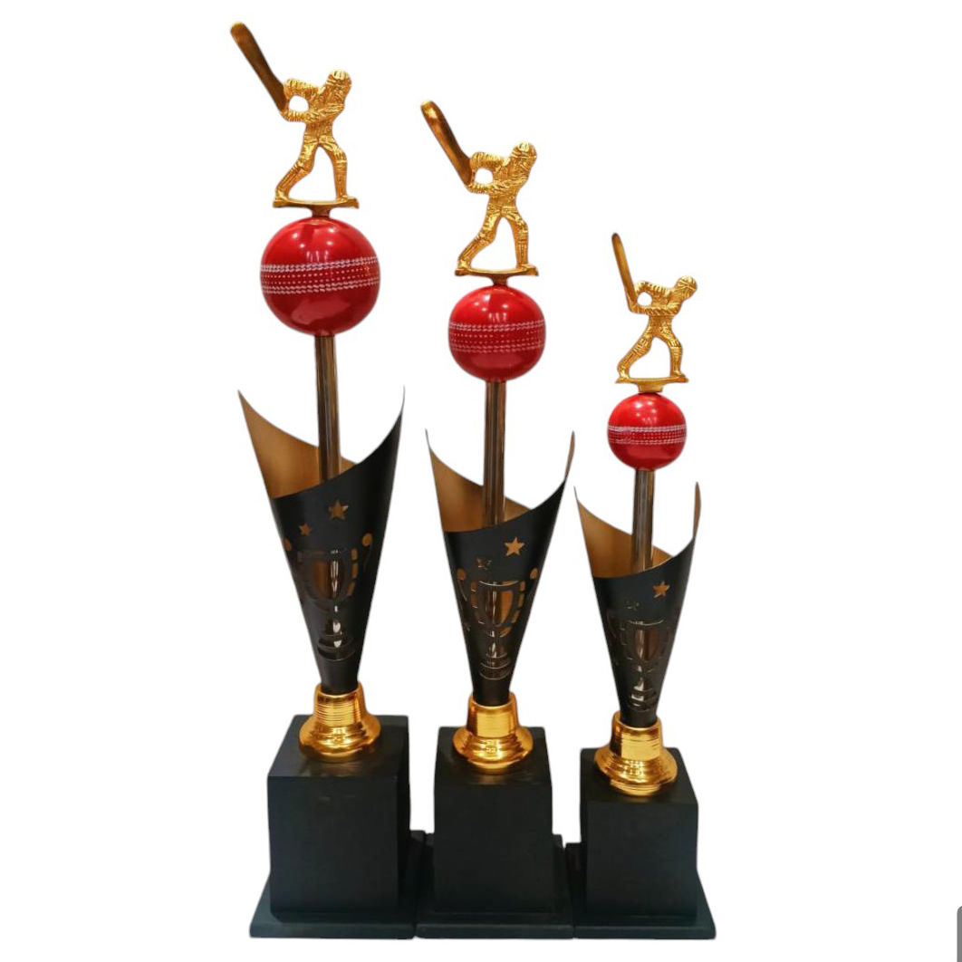 Metal Cricket Award Trophy