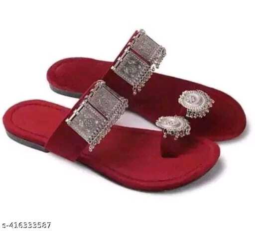 Banjara Sleepar - Synthetic Leather Women Flats, Ind-7 To Ind-12 Sizes, Solid Pattern, Comfortable Fit For Everyday Wear