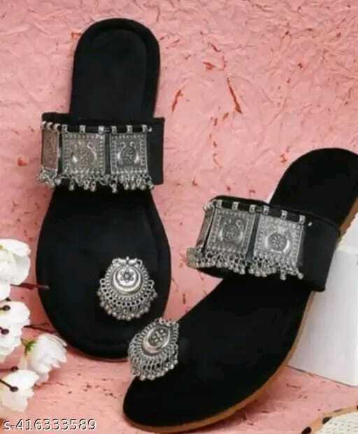 Banjara Sleepar - Synthetic Leather Women Flats, Ind-7 To Ind-12 Sizes, Solid Pattern, Comfortable Fit For Everyday Wear