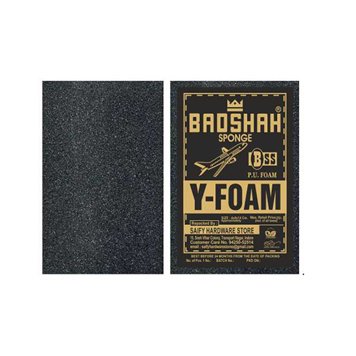 4 inch Black Color Y PU Foam Sponge