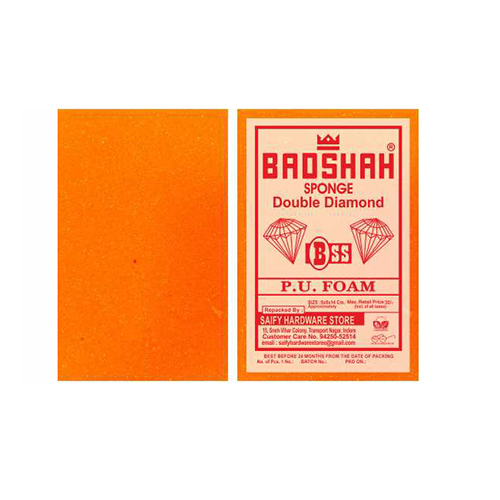 Orange Color Double Diamond Foam Sponge