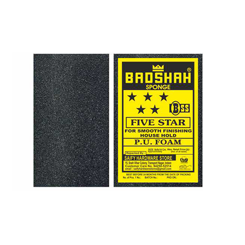4inch 5 Star Black Color Y Foam Sponge