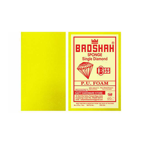 4inch Yellow Color Single Diamond Sponge