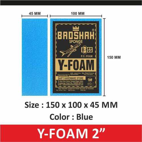 2 inch Blue Color Y Foam Sponge