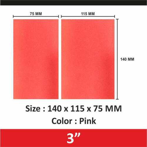 3 inch Pink Color Sponge