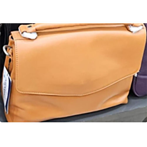 Flap-Over Shoulder Bag - Color: Brown