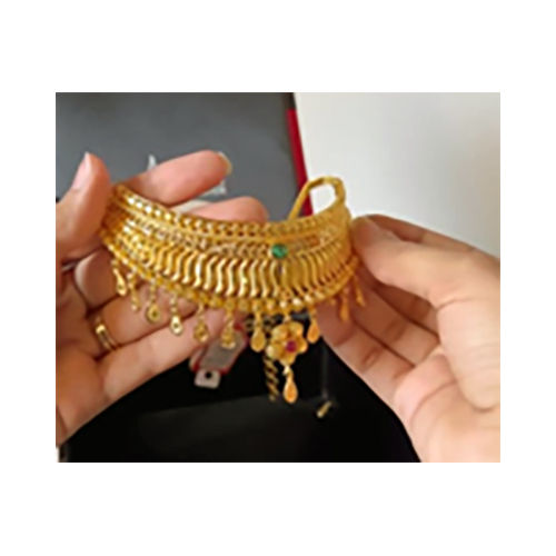 Artificial Gold Plated Necklace - Color: Golden