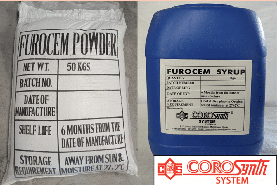 Furan Mortar - Cement Type: Special Purpose Cement