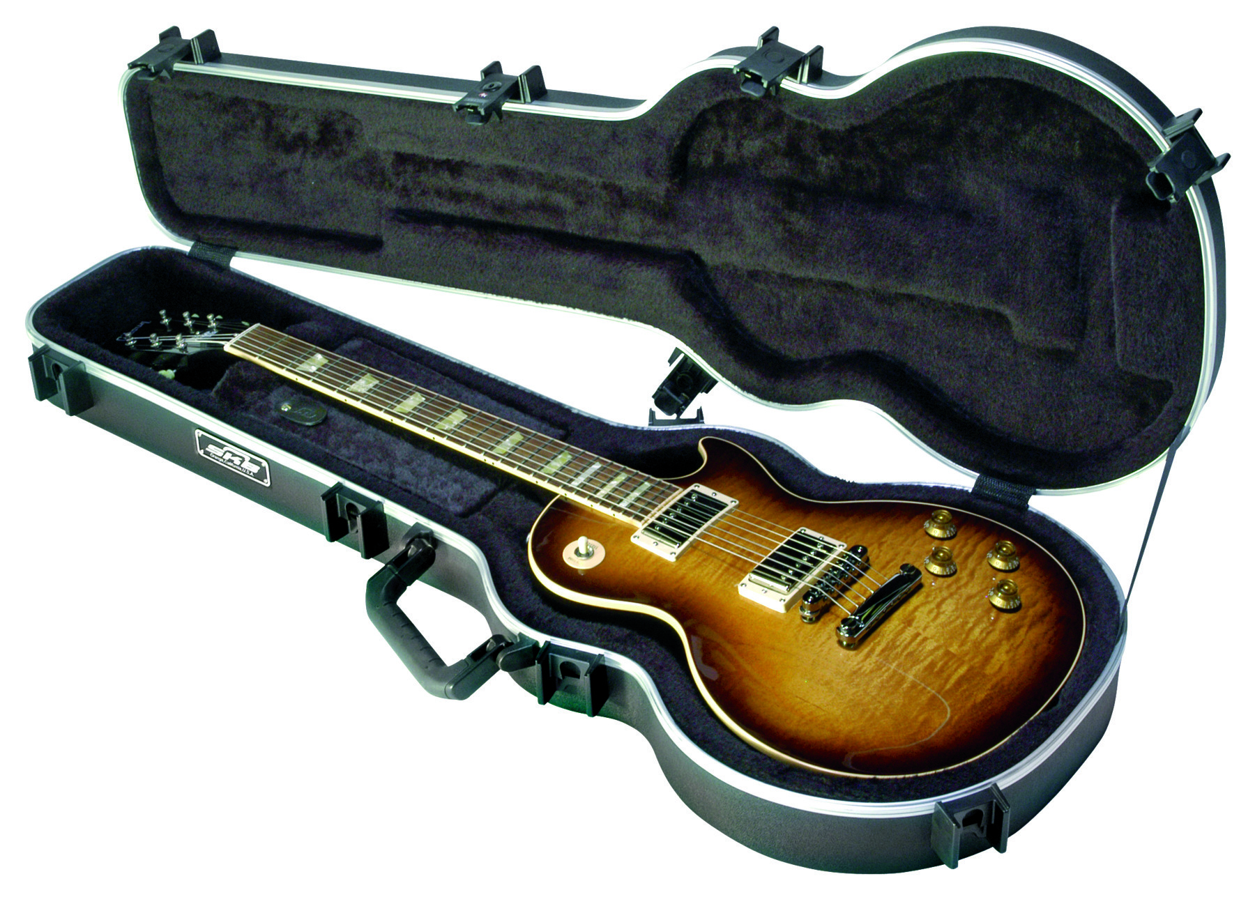 Skb 1skb-56 - Fiberglass Reinforced Nylon, Indestructible Guitar Case With Rigid Eps Foam Interiors, Tsa Approved Latches, Accessory Compartment - Bumper Protected