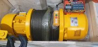 Electric Winch 3 Ton 100mtr Three Phase - Color: Yellow