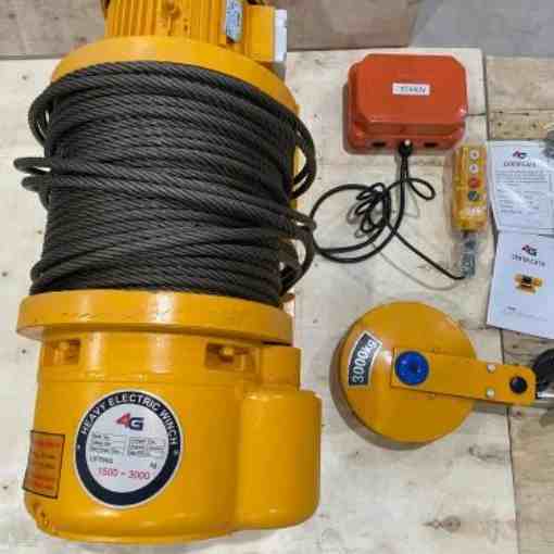 Electric winch 3 ton 100mtr Three phase