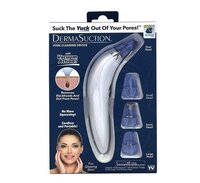 Derma Suction - Electric Vacuum Blackhead Remover Kit W/ 4 Removable Probes, 4 Adjustable Suction Levels For All Skin Types