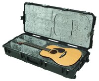 Skb Acoustic Guitar Case - 41x20.25x5.25 In, Ultra High-strength Polypropylene Copolymer Resin, Watertight With Travel Sentry Approved Latches