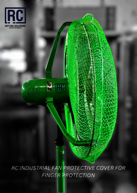 Green Industrial Fan Safety Net cover