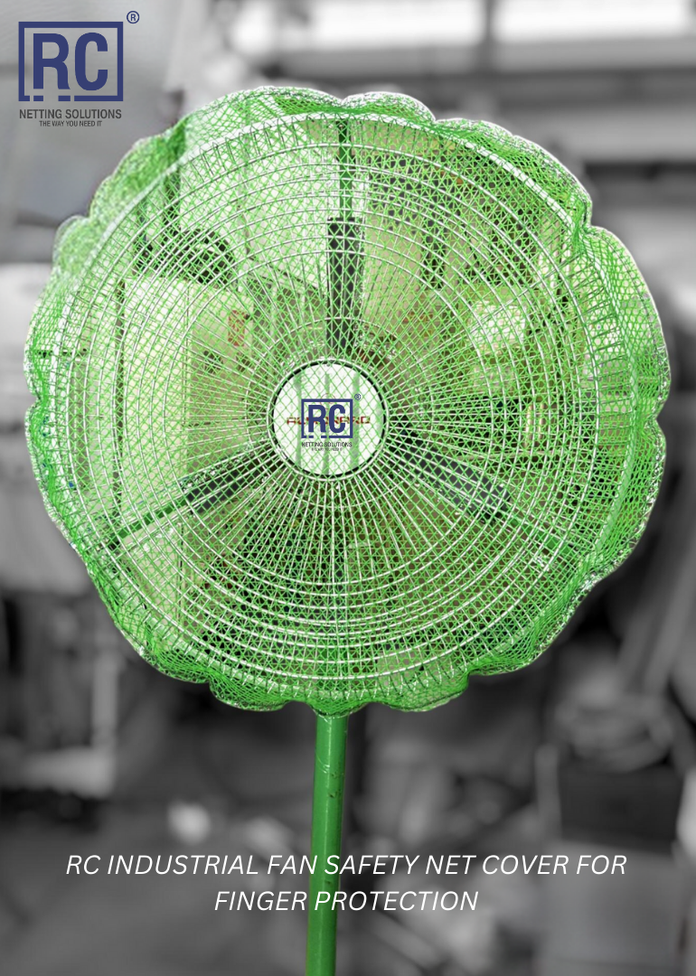 Green Industrial Fan Safety Net cover