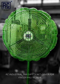 Green Industrial Fan Safety Net cover