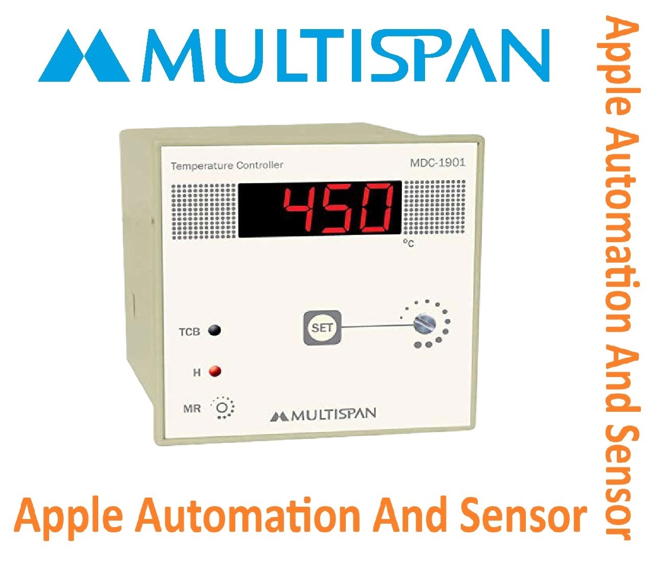 Mdc-2901 Multispan Push To Set Temperature Controller - Universal Input, Double Display, Compact Design , Pid Control And 1 Year Warranty