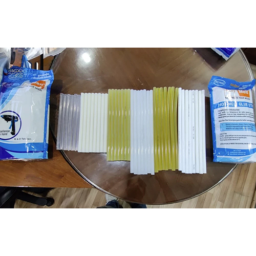 Transparent Hot Melt Glue Stick - Color: Multicolor