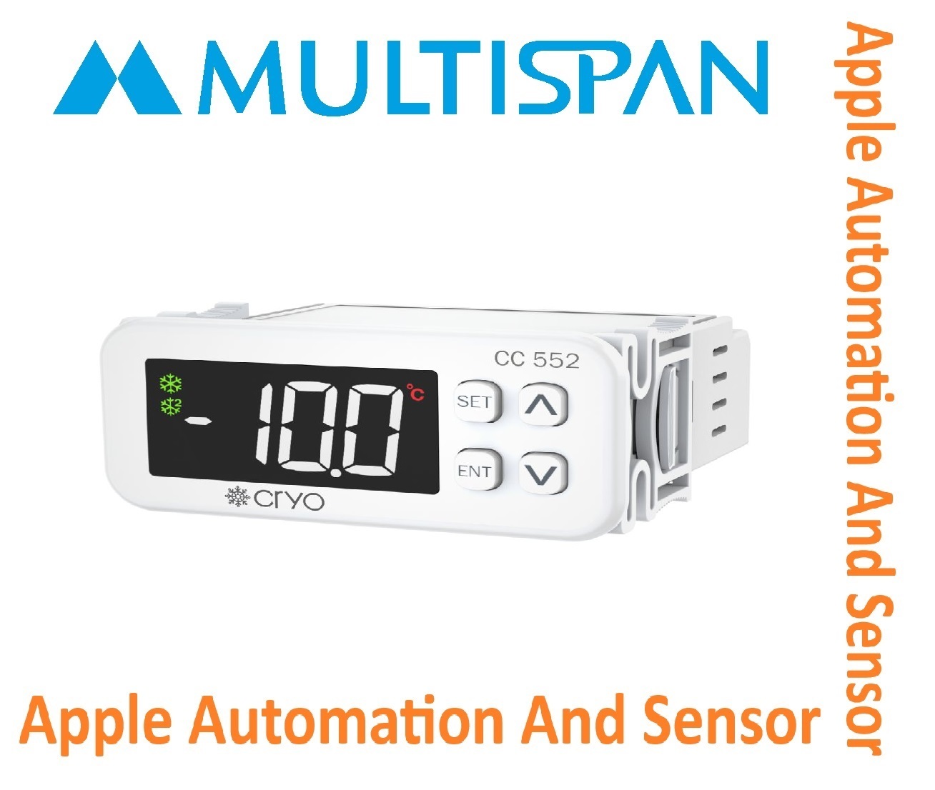 Cc-515 Multispan Cooling Controller - Precision Temperature Control, Input/output Options, Universal Pid Integration, 1 Year Warranty, Versatile Applications