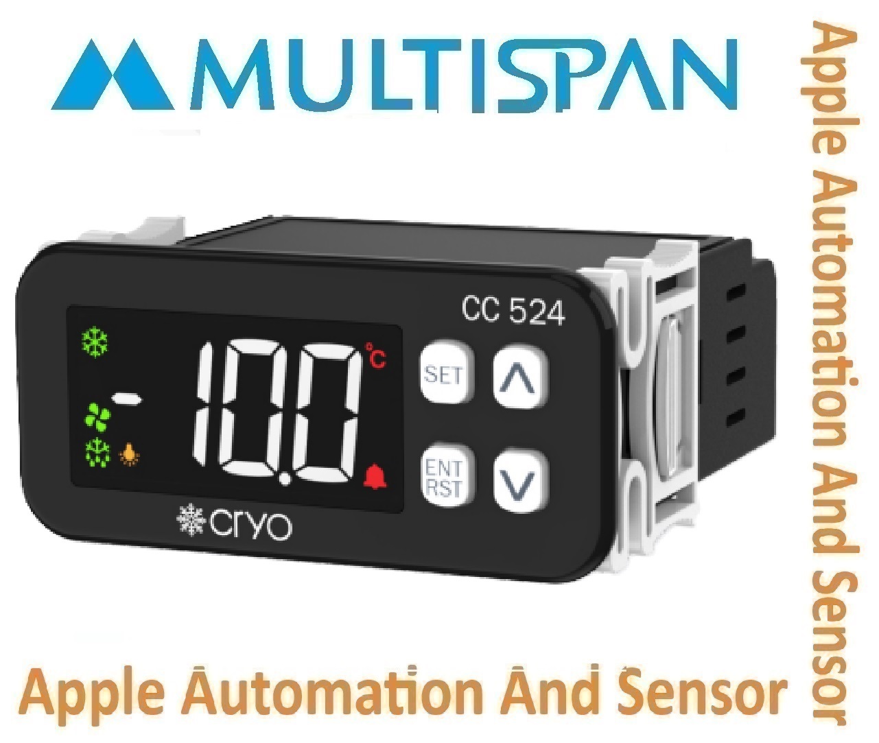 Cc-522 Multispan Cooling Controller - Precision Temperature Regulation, Universal Input/output Options, 1-year Warranty, Versatile Application In Process Control