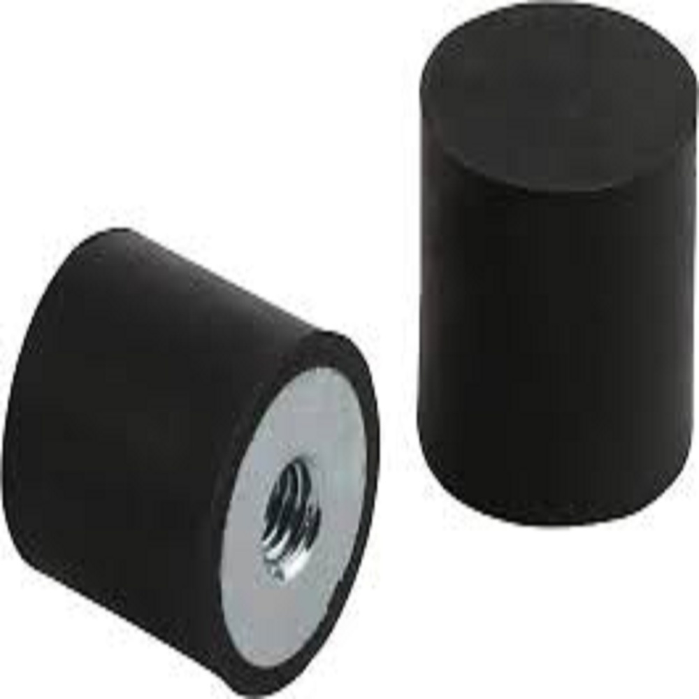 Rubber O Mounting Nut - Color: Black