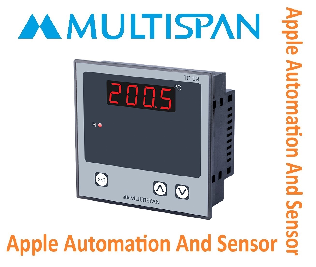 Tc-49 Multispan Single Display Temperature Controller - Pid Control, Universal Input, 3-digit Display, 1-year Warranty, User-friendly Setup